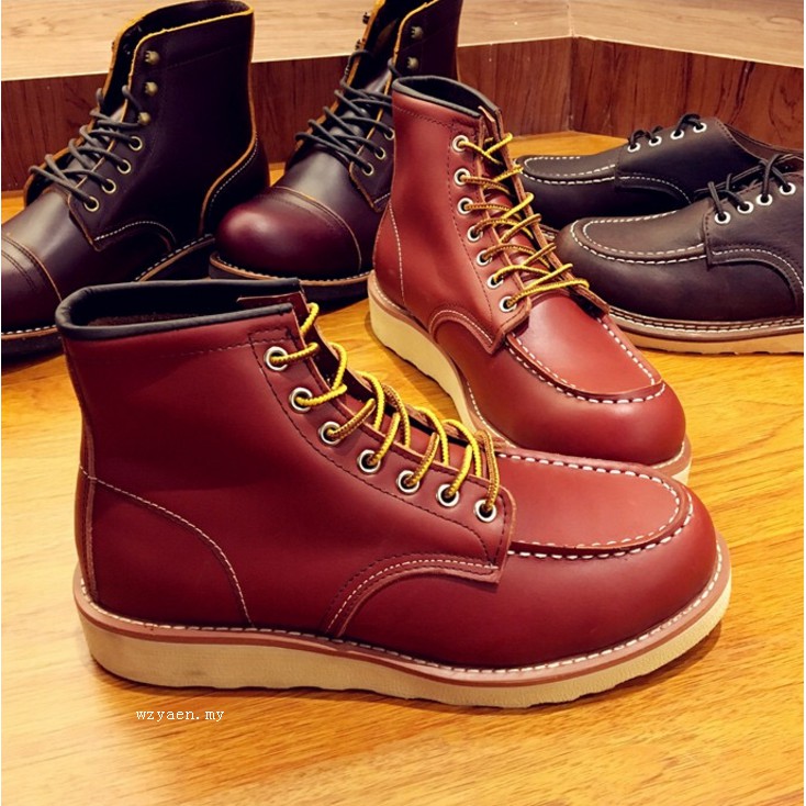 top red wing boots