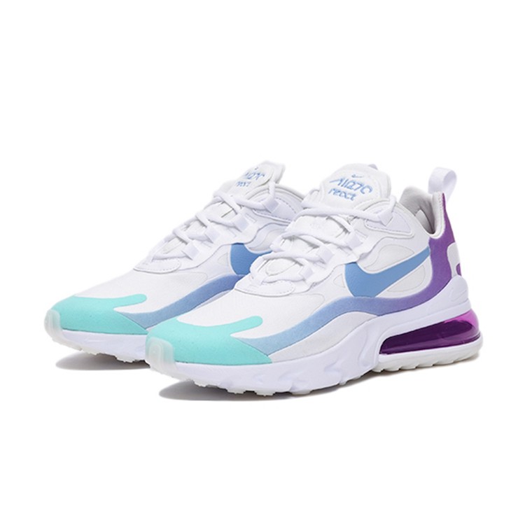 white and rainbow nike air max