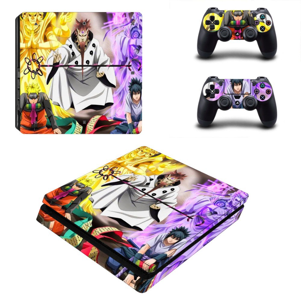 Homie Store PS4 Pro Skin Ps4 Slim Sticker Ps4 Skins Anime One Piece Luffy PS4 Skin Sticker Decal Vinyl for Sony Playstation 4 Console and 2 Controllers PS4 Skin Sticker 