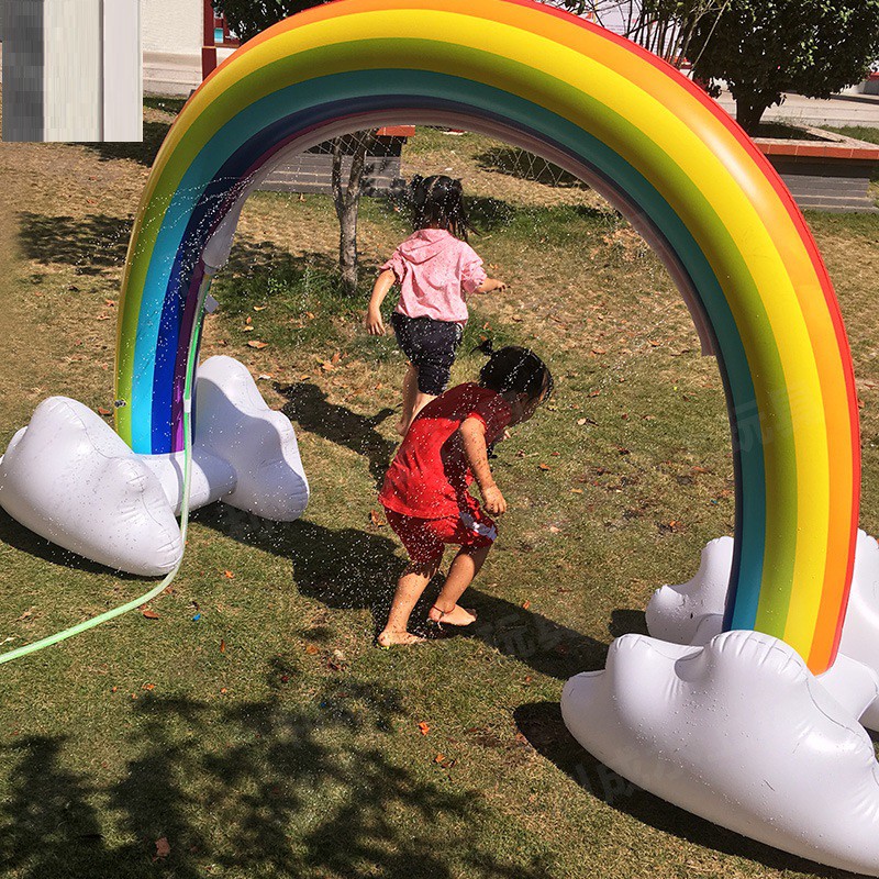 summer waves rainbow sprinkler