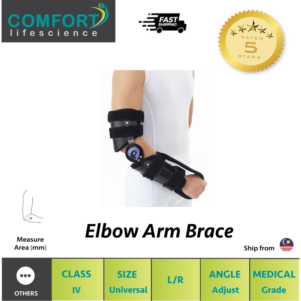 DR MED ROM ELBOW ARM BRACE WITH DIAL PIN LOCK | Shopee Malaysia