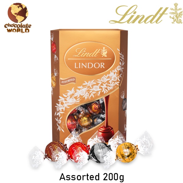 Lindt Lindor Assorted Chocolate Truffles 200g (Swiss Made) | Shopee ...