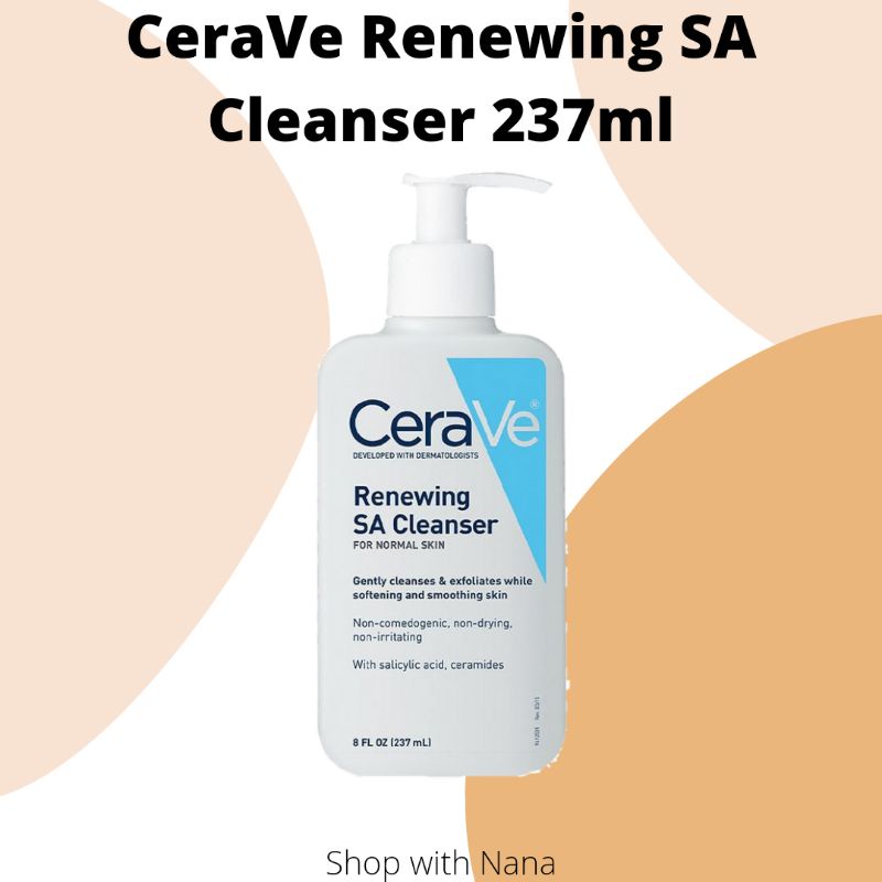 Cerave Renewing Sa Cleanser 237ml Shopee Malaysia