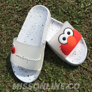 Ready Stock Womens 3D Cartoon Elmo  Casual Slippers 