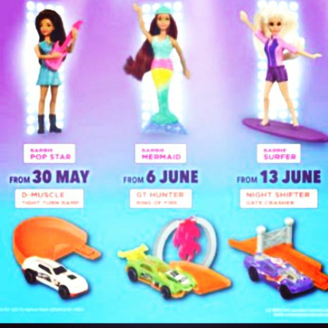 mcdonalds happy meal barbie 2019