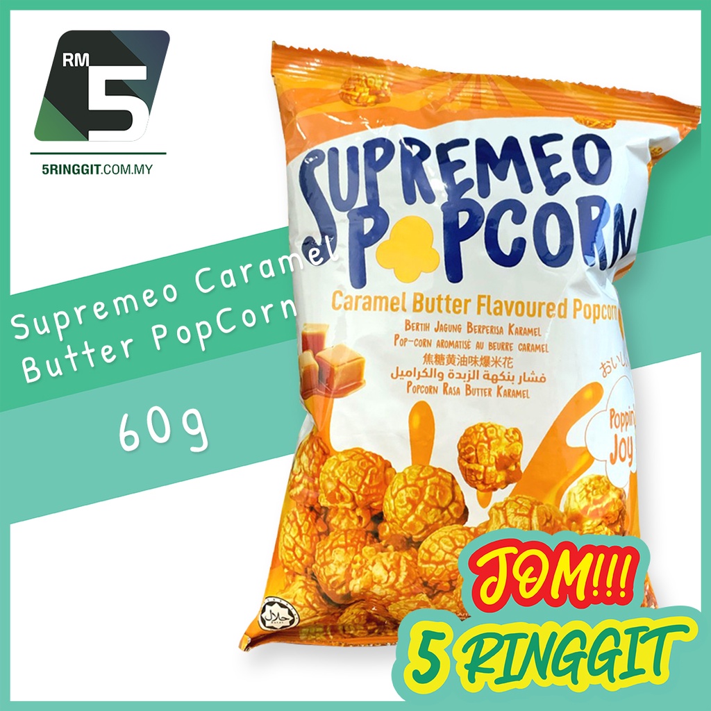 JOM 5 RINGGIT Supremeo Caramel Butter Popcorn | Shopee Malaysia