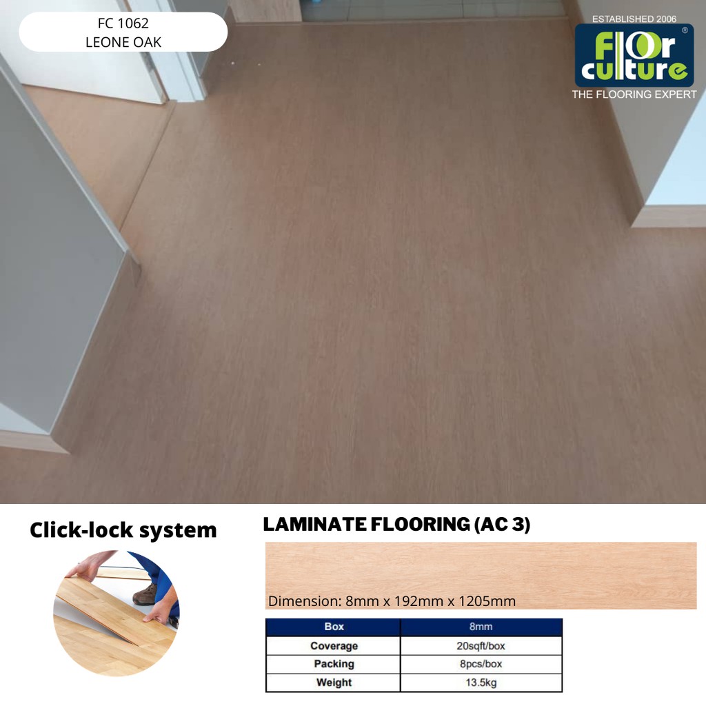 Floor Culture Laminate Ac3 8mm, Box Of Laminate Flooring Weight