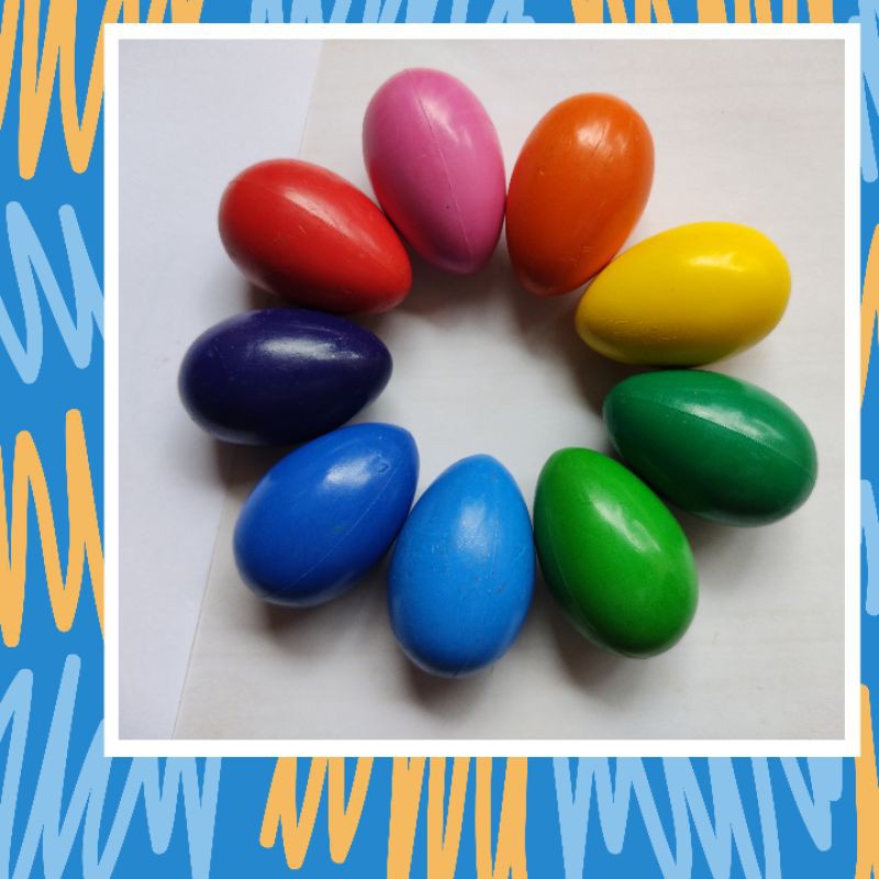 Crayon for kids Palm grip crayon Egg Crayon for baby small hand non ...