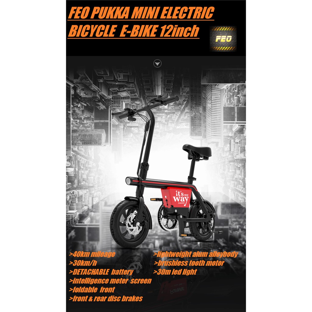 pukka electric mini bike