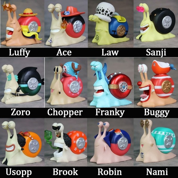 Figure Denden den den den mushi Snail One Piece den den mushi Shopee