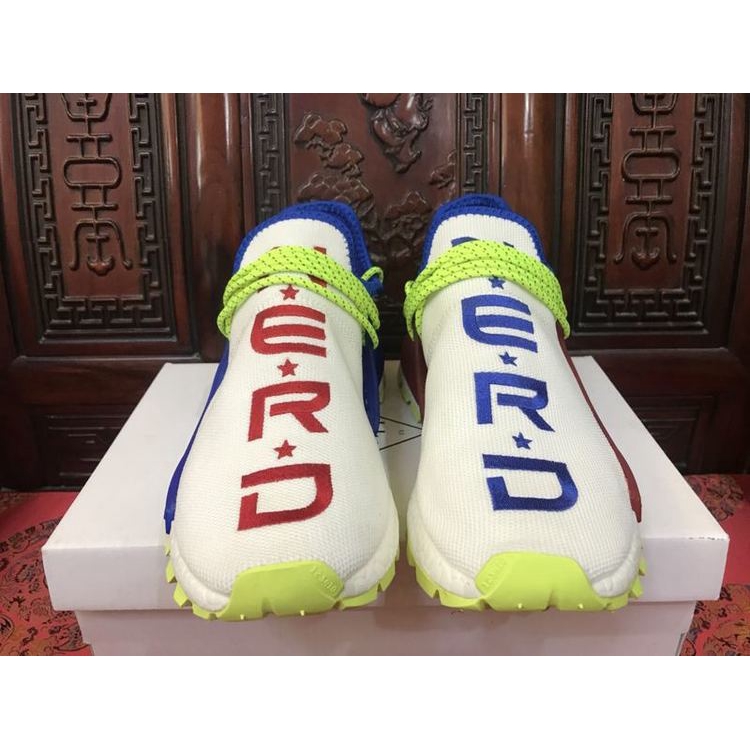adidas NMD Hu Pharrell Solar Pack Mother BB9531 BRED.