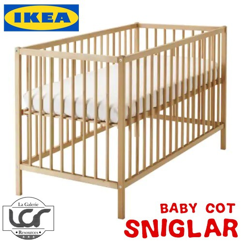 ikea baby cot size