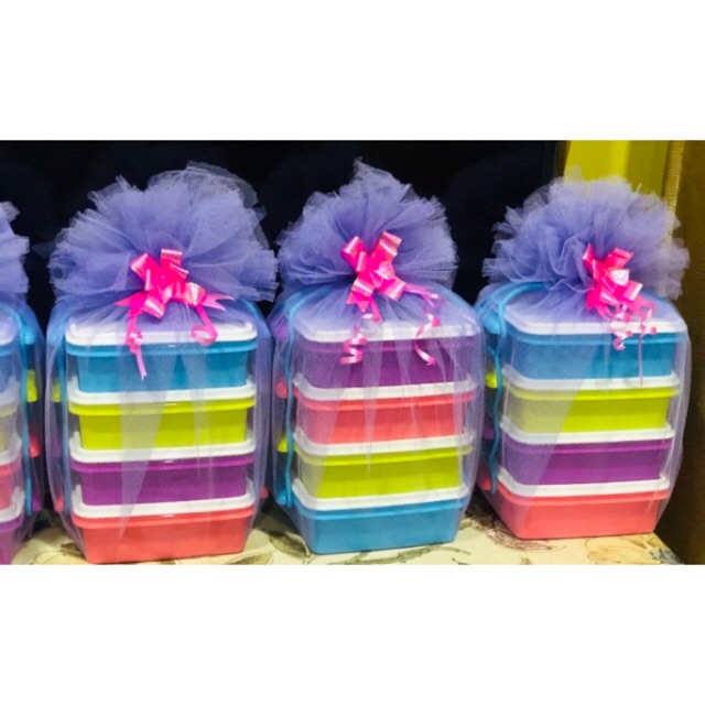 Tupperware mangkuk tingkat(small goody box with cariolier (4)