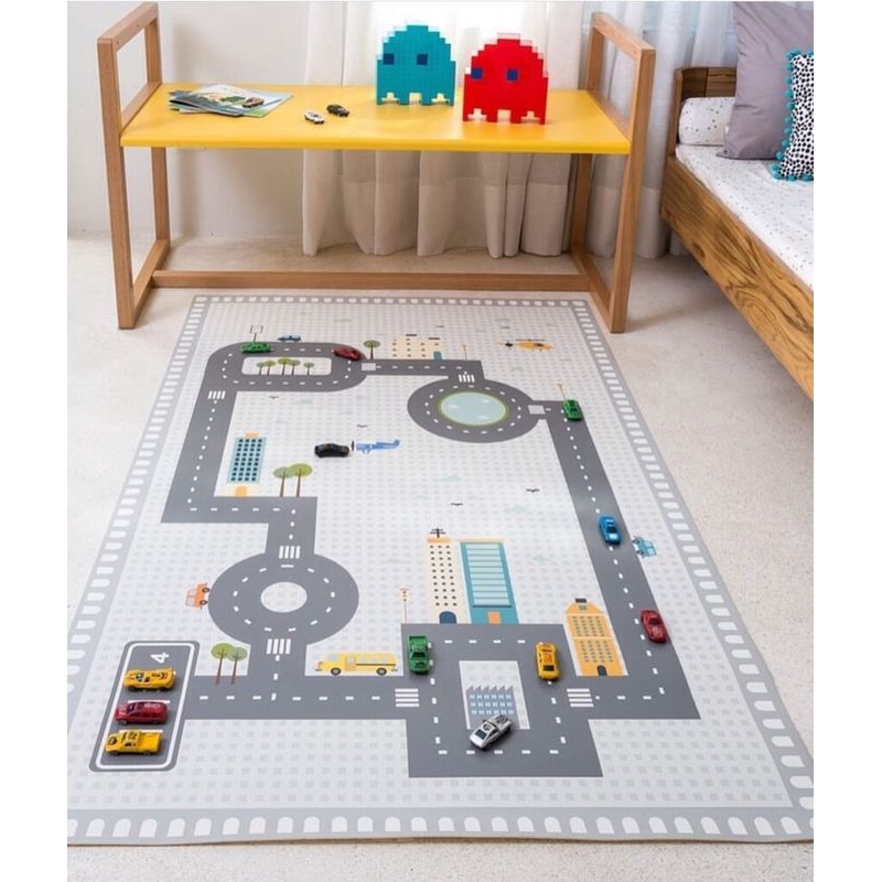 Children S Crawling Mat Digital Road Mat Game Carpet Mat Mat