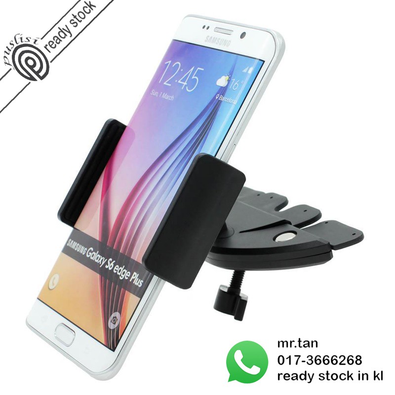 car stereo with phone holder