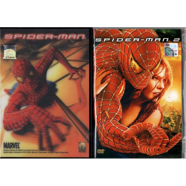 Dvd Spider Man 1 2 02 04 Film