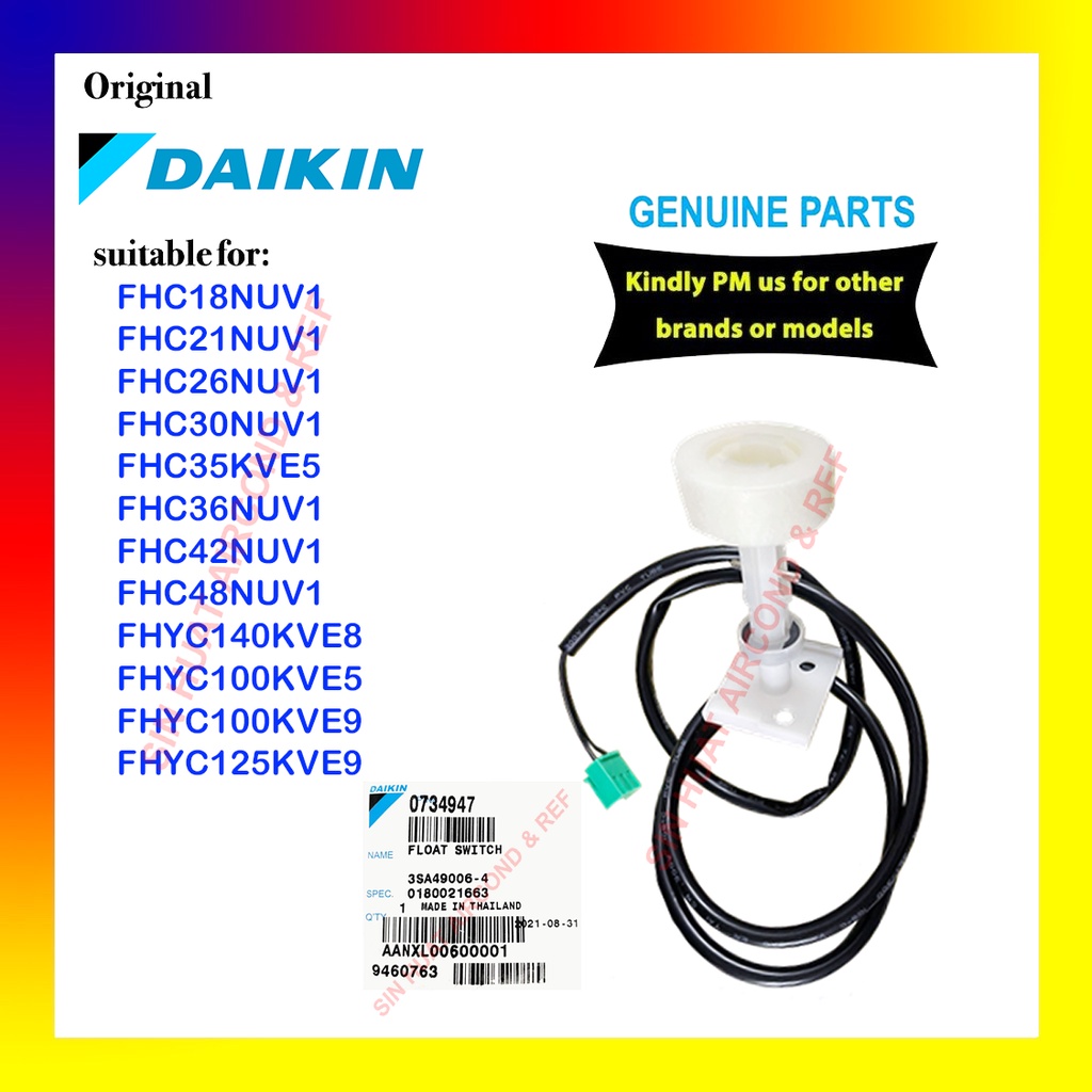 DAIKIN Ceiling Cassette FLOAT SWITCH FHC18NUV1 FHC21NUV1 FHC26NUV1