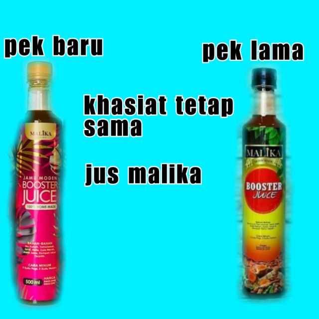 Jus Kunyit Malika Booster Shopee Malaysia