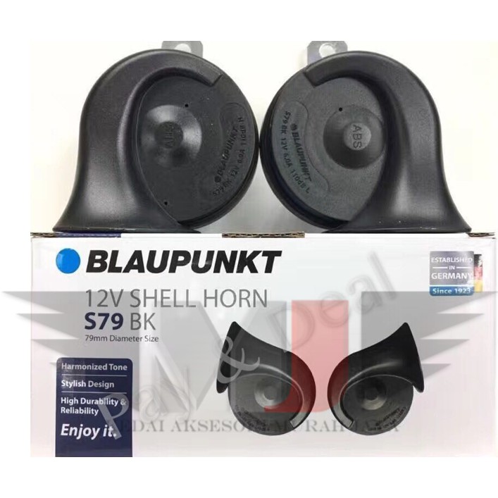 Original Blaupunkt 12V Shell Horn S79 BK Compact Plus BM Twin Horn Set For 2pcs