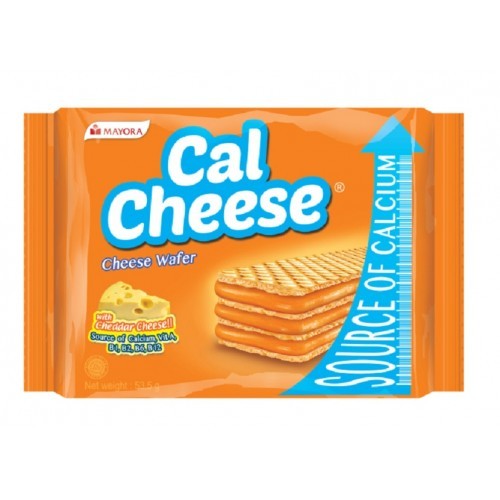 Cal Cheese Wafer With Cheddar Cheese 53.5g Shopee Malaysia