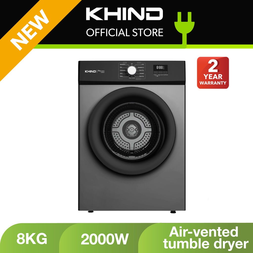 Khind 8kg Clothes Dryer CD819