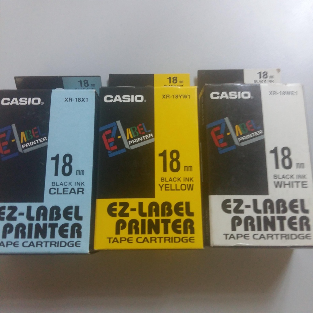 Casio EZ Label Printer Tape (18mm) Shopee Malaysia