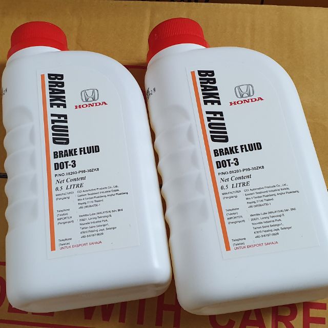 BUY 1 FREE 1 original HONDA BRAKE FLUID DOT 3 Shopee Malaysia