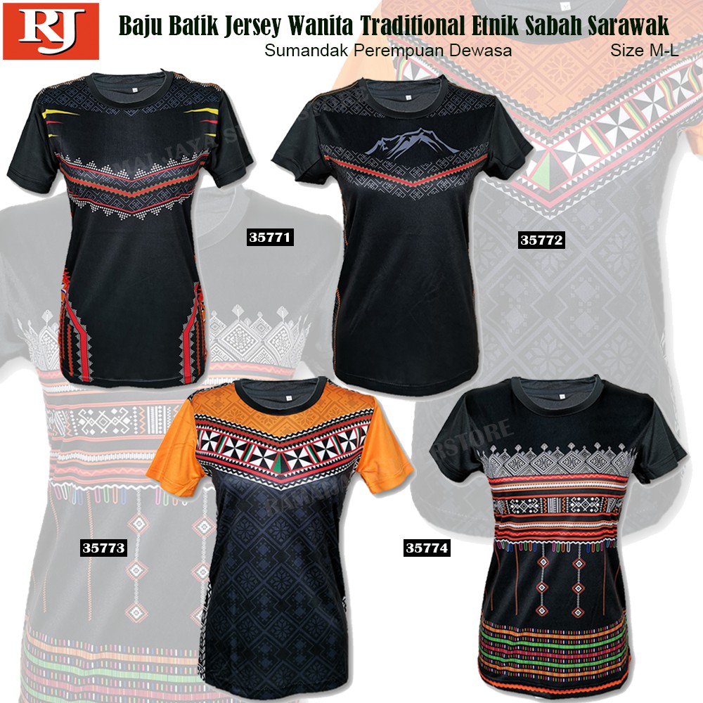 🔥HOT&Wholesale🔥 Baju batik jersey Wanita | Baru | Size.M, L | Shopee ...