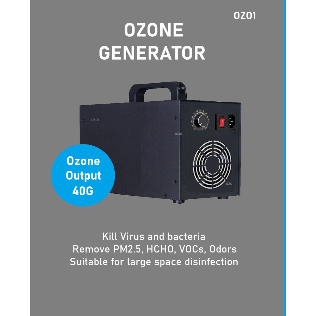Air & Surface Disinfector/ OZO1MY28G/ Industrial Small Ozonizer/ Ozone Generator/ klesd/ OZO1