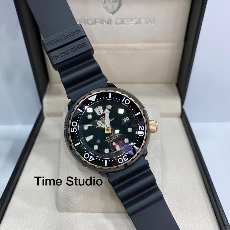 Pagani Design 45mm Men's Stainless Steel Tuna Homage Automatic Watch  PD1675RG | Shopee Malaysia