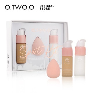 Image of O.TWO.O Oil Control Primer & Matte Liquid Foundation Face Base Makeup Set