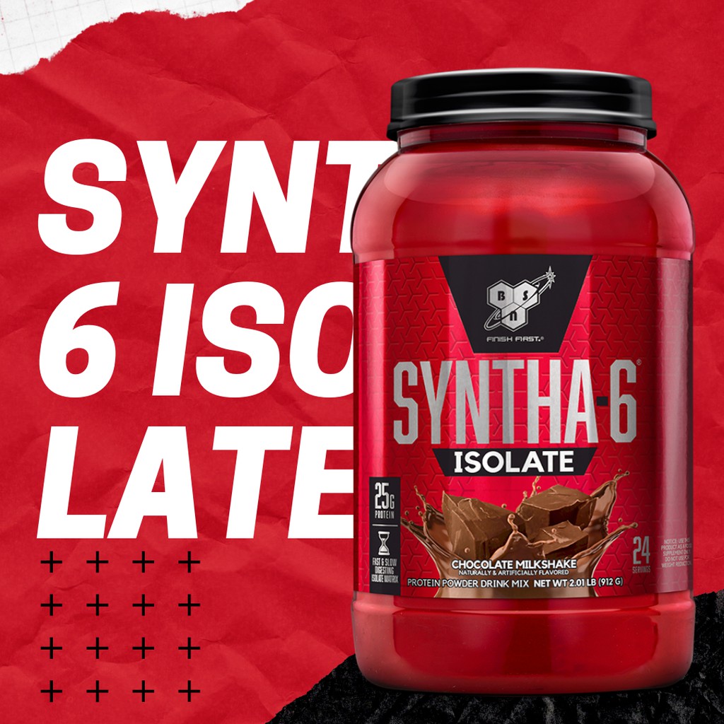 Bsn Syntha 6 Isolate Protein 2lbs Shopee Malaysia