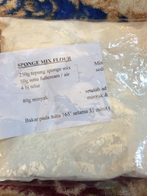 Vanilla Sponge Mix cake flour / tepung kek span vanila 