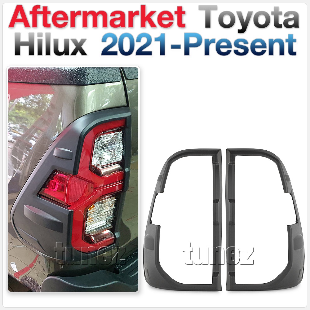 TUNEZ Tail Light Cover Rear Lamp For Toyota Hilux GUN1 Mk3 2020 2021