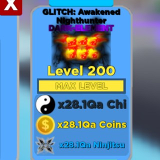 Ninja Legends Glitch Crystal