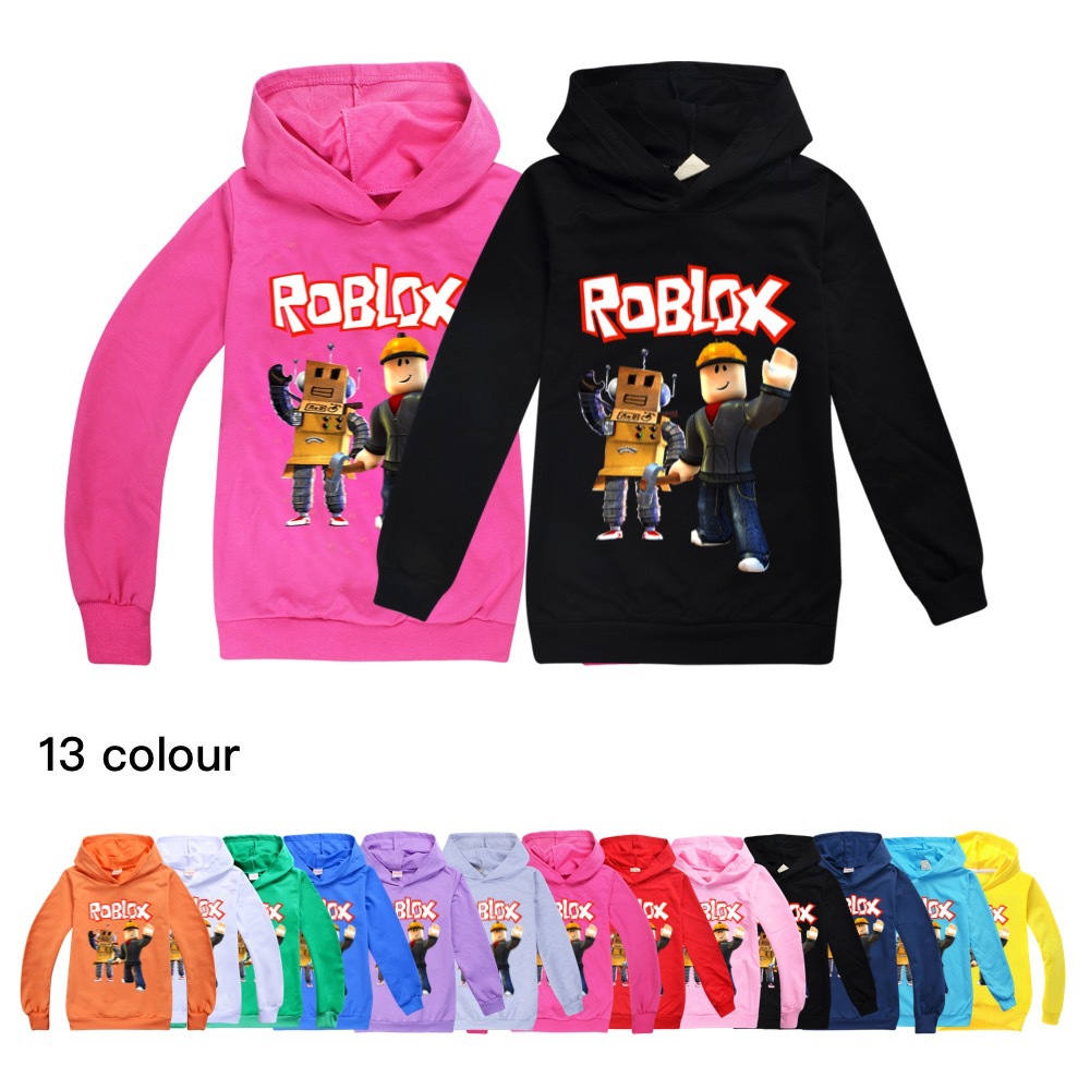 Buy Roblox Pattern Printing Girls Fashion Sweater Children Casual New Clothes Boys Sweater Kids Autumn Long Sleevetops Sweater Seetracker Malaysia - autumn dress roblox