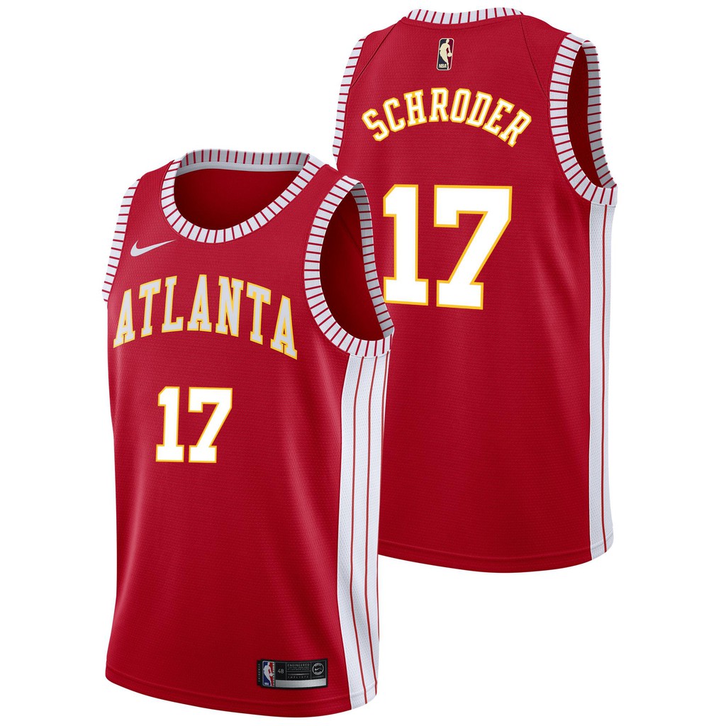 red atlanta hawks jersey