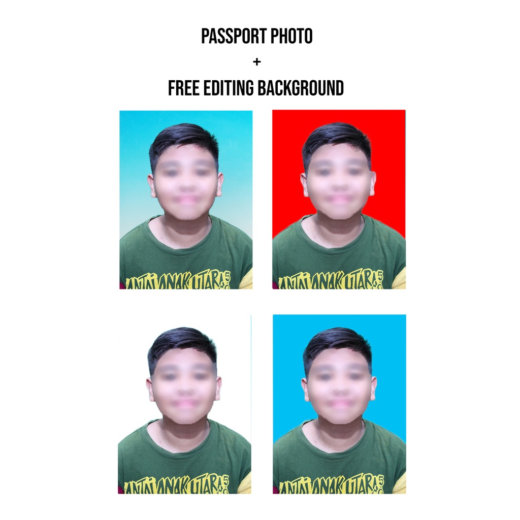 Passport Size Photo Printing Gambar Ukuran Passport ID Photo