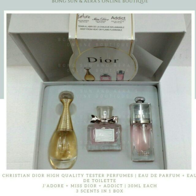 Gift set Dior 3 in 1 perfume for Women | Shopee Malaysia