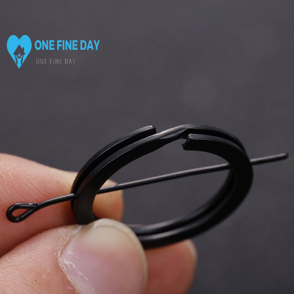 25mm Strong Flat Split Ring Hoop Keyring Metal Loop Chains Key Rings