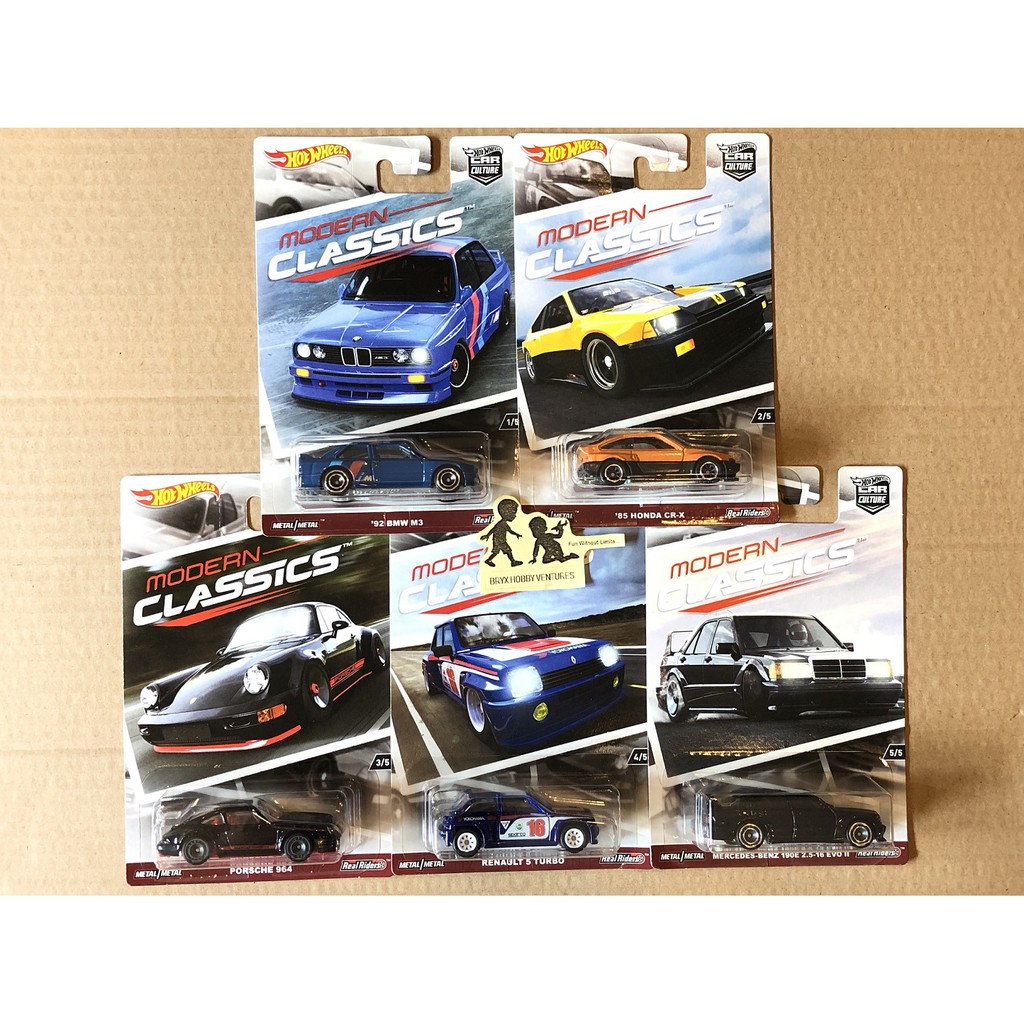 Hot Wheels 2017 Car Culture Series Modern Classic Set Of 5pcs. | Shopee ...