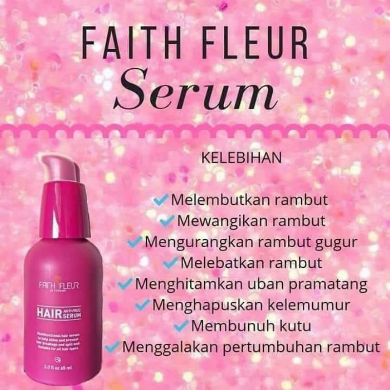 Faith Fleur Hair Serum Shopee Malaysia