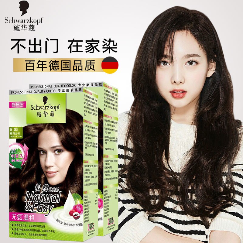 Schwarzkopf Bubble Hair Dye At Home Hair Dye Cream Female Plant Pure Black Tea Shade White Hair 2020 Popular Color Shopee Malaysia
