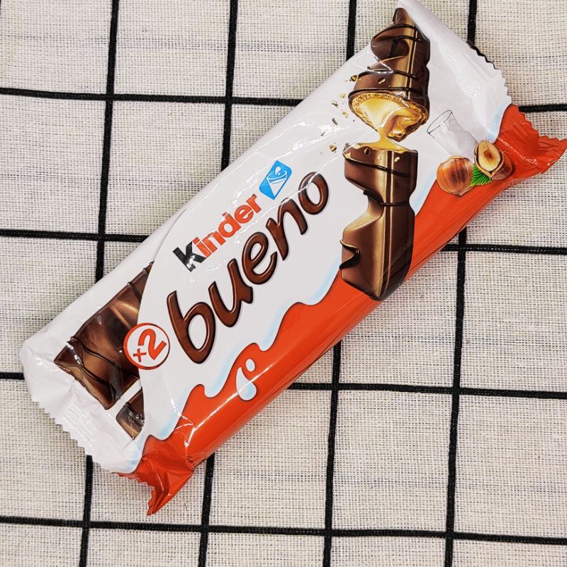 Kinder Bueno T2 Chocolate Twin Bar 43G (ready Stock)(packing With ...