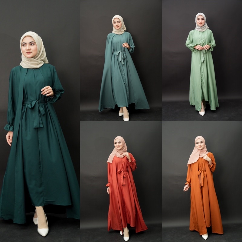 [NEW ARRIVALS] Eid Ramadan Fashion Muslim Jubah Abaya Dress Kaftan