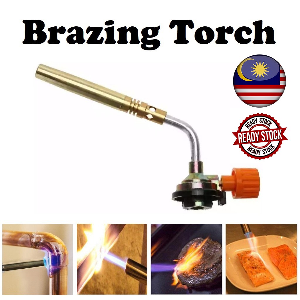 Blow Torch Brazing High Temperature Portable Cassette Butane Gas Torch Propane Welding Plumbing Torch Soldering Gun