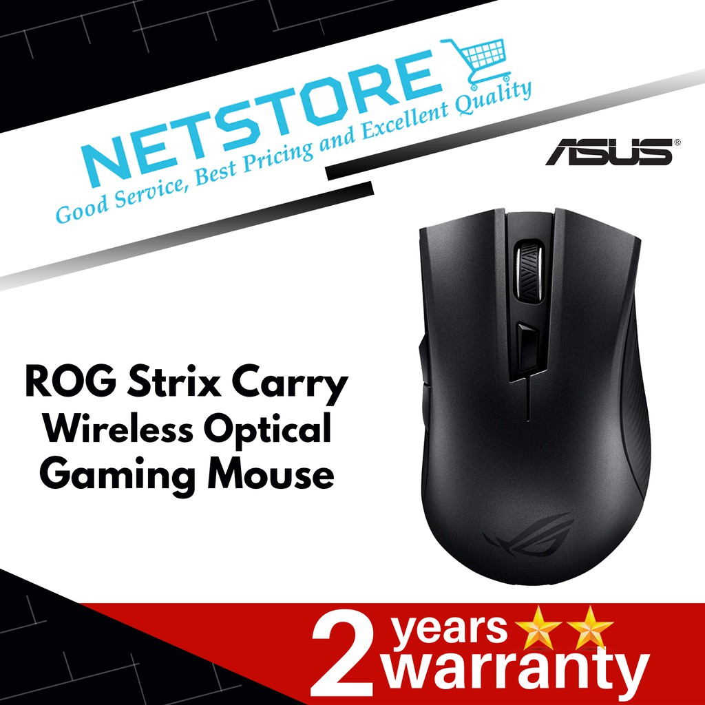 Asus Rog Strix Carry P508 Ergonomic Optical Gaming Mouse With Dual 2 4ghz Bluetooth Wireless Shopee Malaysia