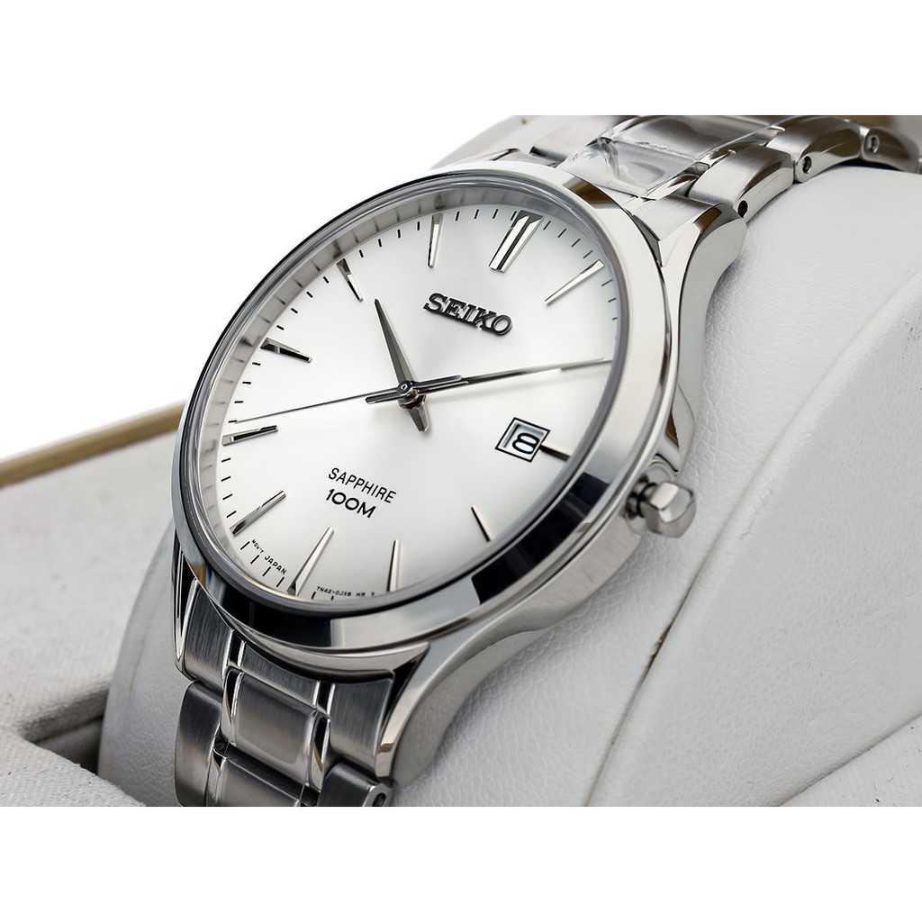 Seiko Men's Classic Sapphire Glass Stainless Steel Quartz Watch SGEG93P1 |  Shopee Malaysia
