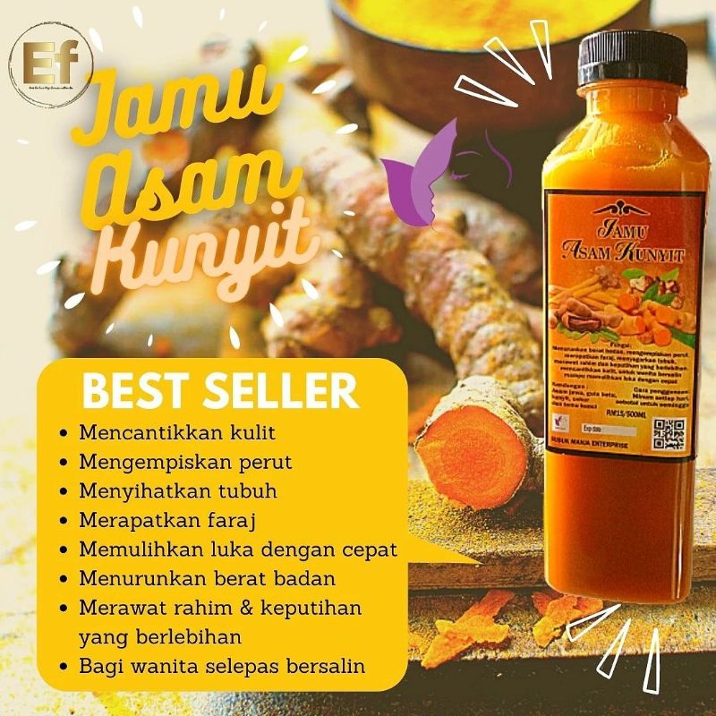 Buy Jus Minuman Jamu Asam Kunyit Original Hq By Susuk Manja Seetracker Malaysia