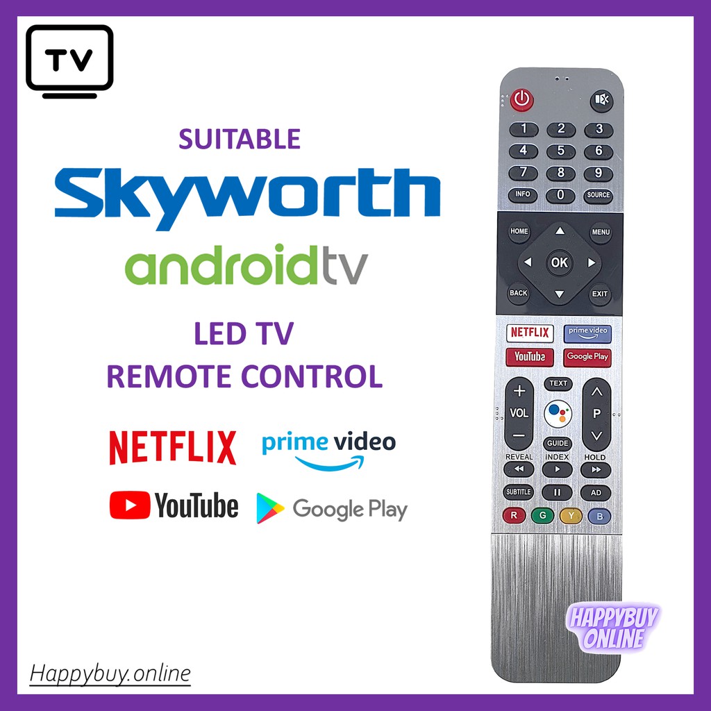SKYWORTH Android Smart TV Remote Control PRISM+ TV Remote Skyworth